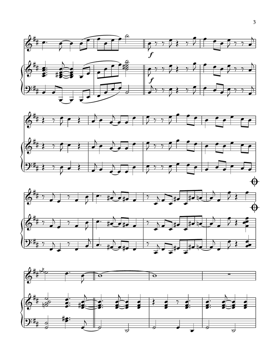 Spain Flute Solo scores gallery preview page 4