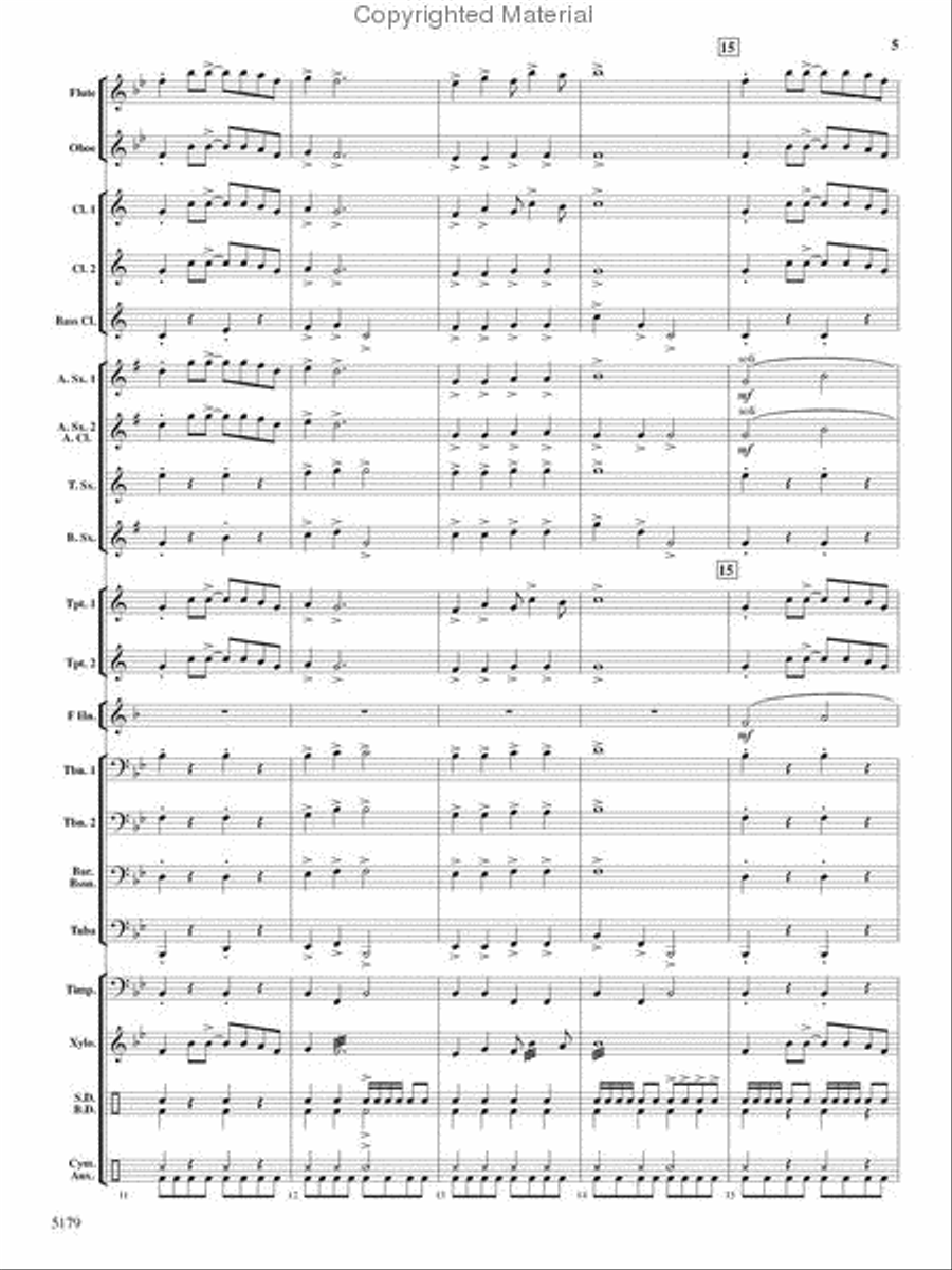 American Journey Concert Band scores gallery preview page 4