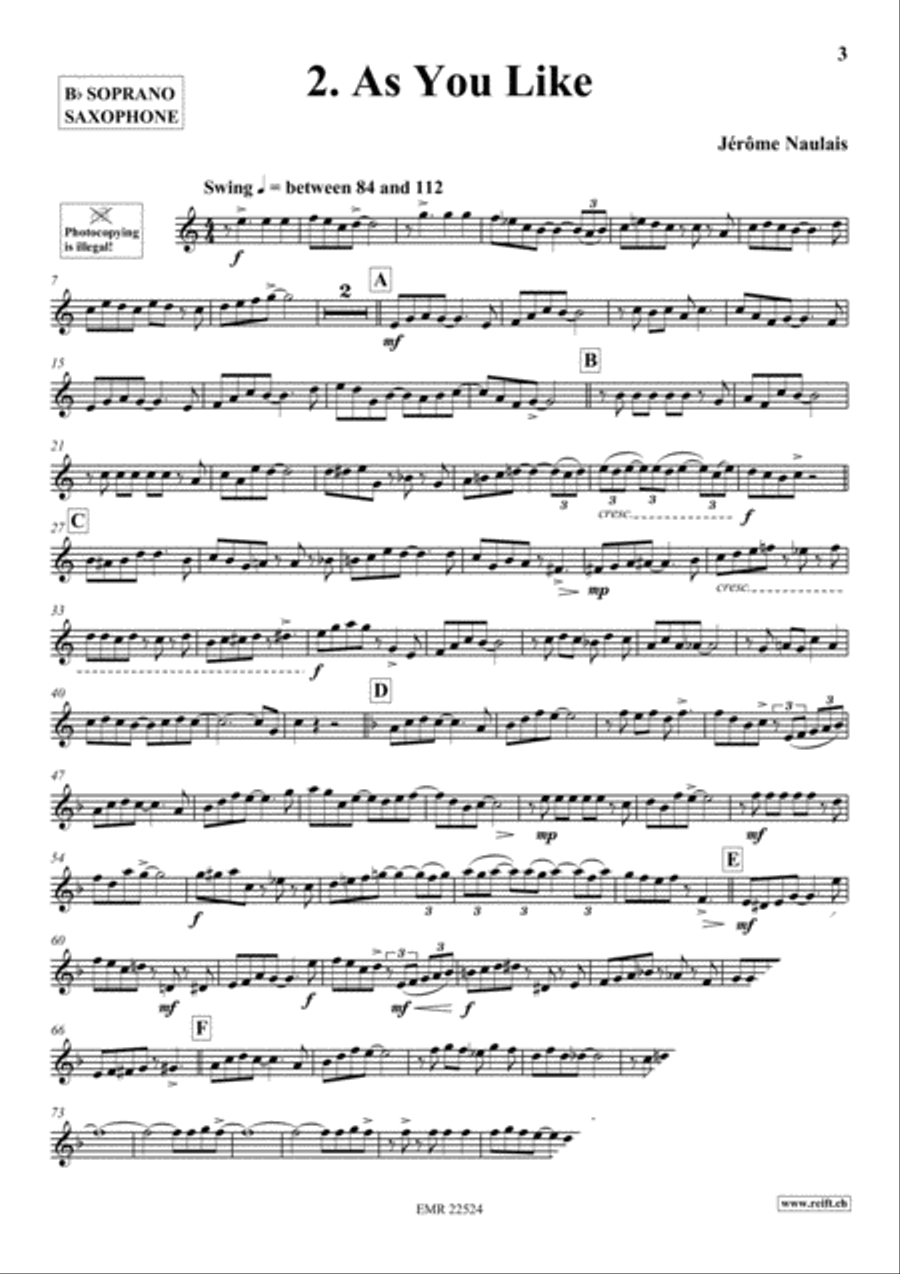 Play With Your Band Volume 1 Soprano Saxophone scores gallery preview page 4