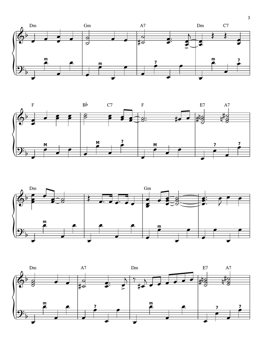 Midnight In Moscow Piano scores gallery preview page 3