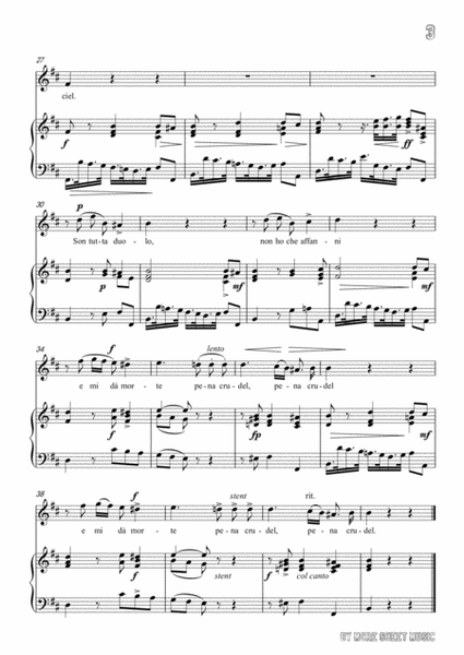 Scarlatti-Son Tutta Duolo in b minor,for Voice and Piano image number null
