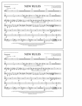 New Rules - Timpani