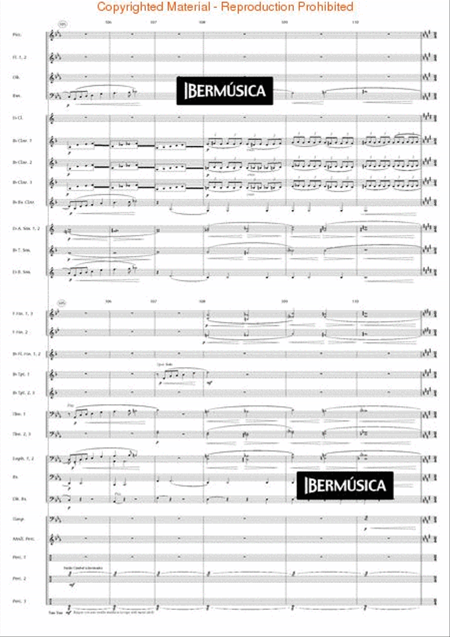 El Quijote Concert Band scores gallery preview page 14