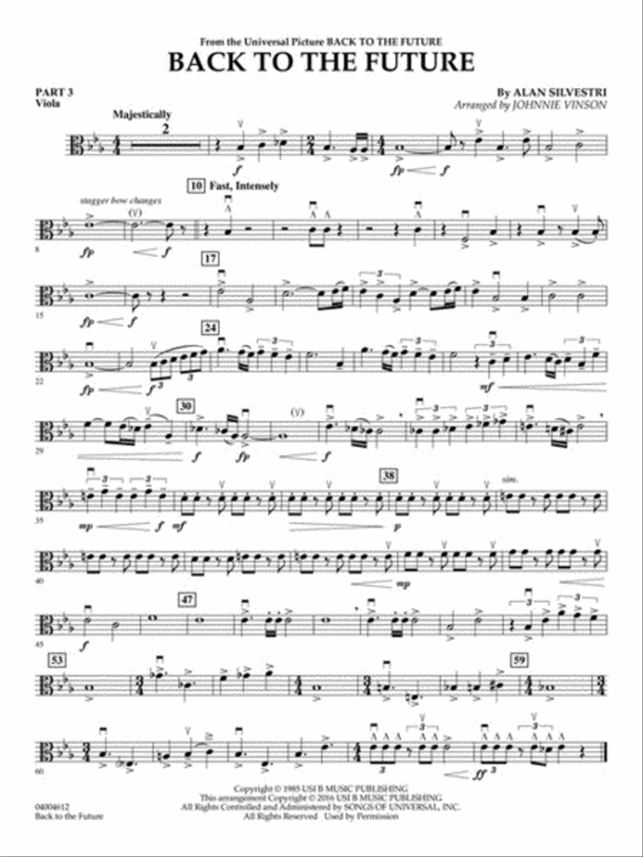 Back to the Future (Main Theme) Concert Band scores gallery preview page 11