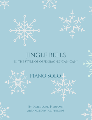 Book cover for Jingle Bells (in the style of Offenbach's "Can-Can") - Piano Solo