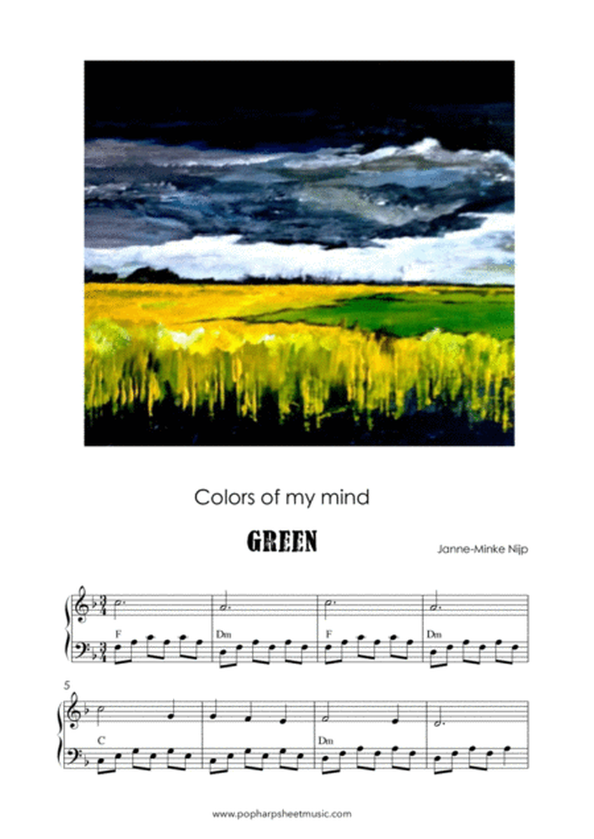 Colors of my mind - Green - Harp solo image number null