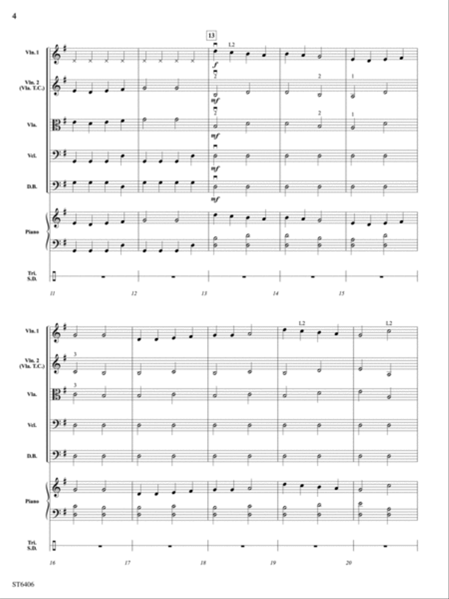 Good Kings Marching!: Score String Orchestra scores gallery preview page 4