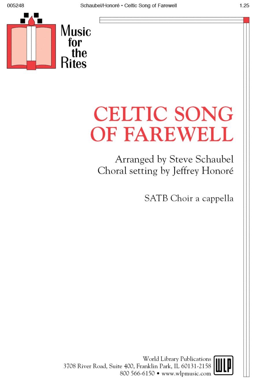 Celtic Song of Farewell 4-Part scores gallery preview page 1