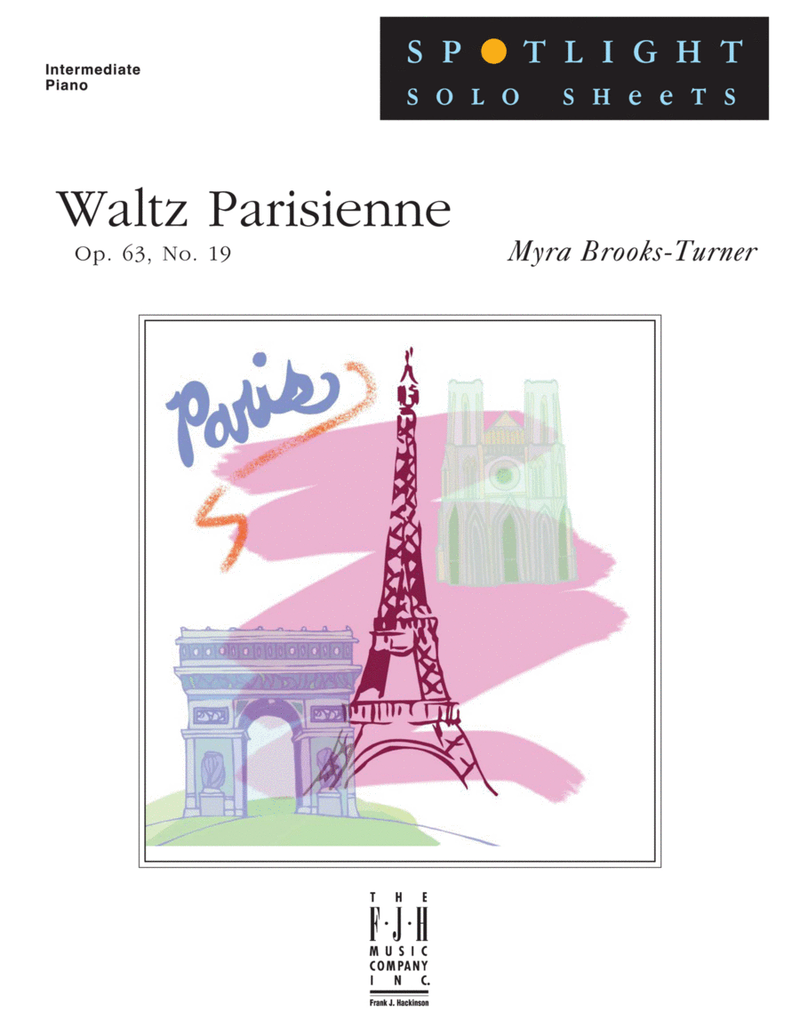 Waltz Parisienne, Op. 63, No. 19 Piano Solo scores gallery preview page 1