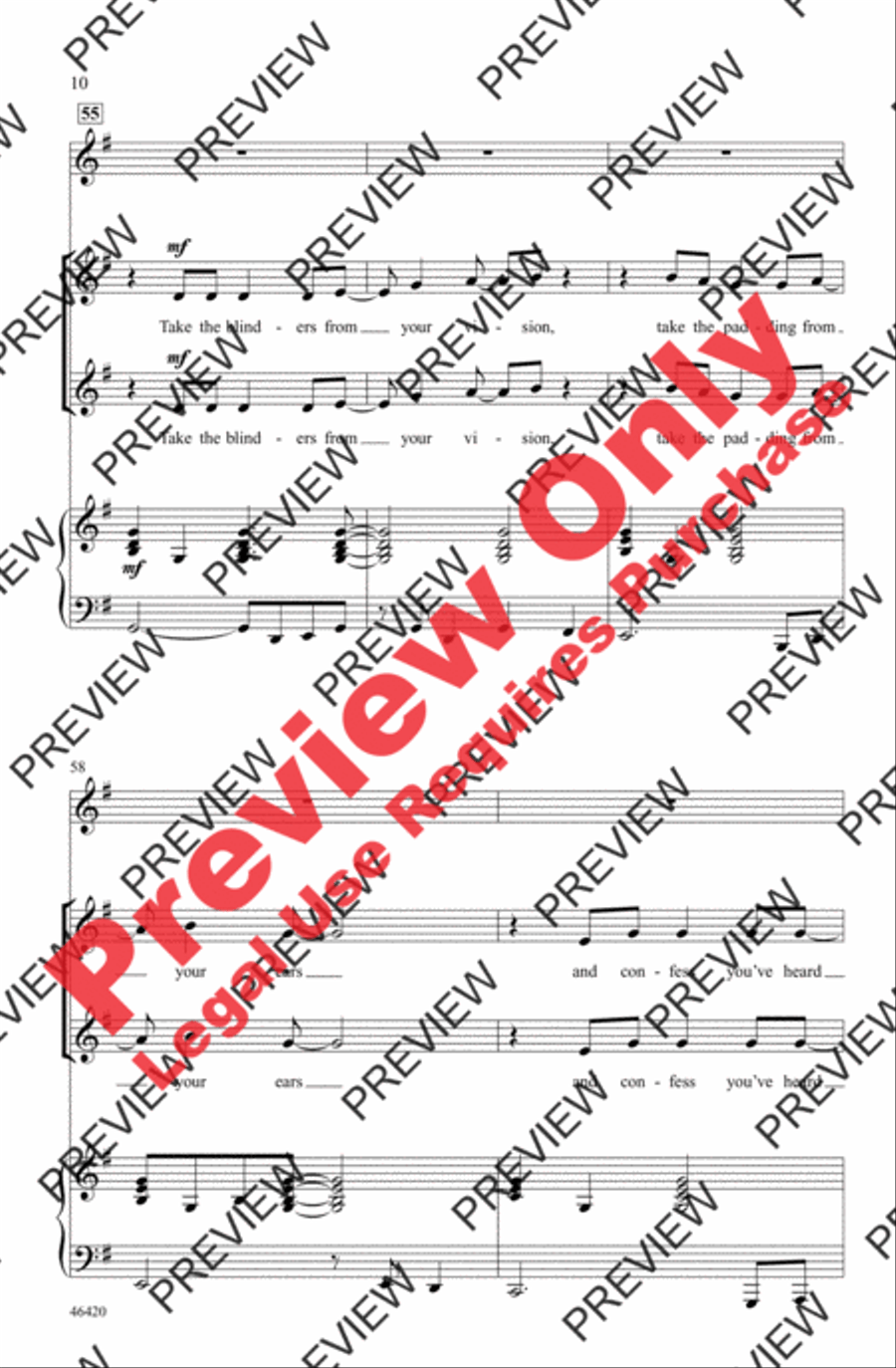 Equality Women's Choir scores gallery preview page 10