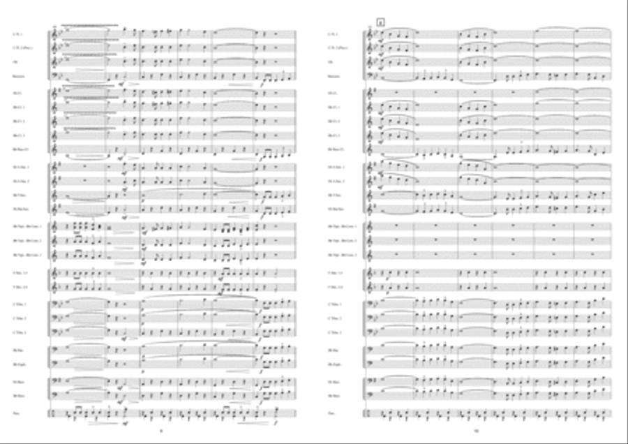 Pitsenburg March Concert Band scores gallery preview page 6