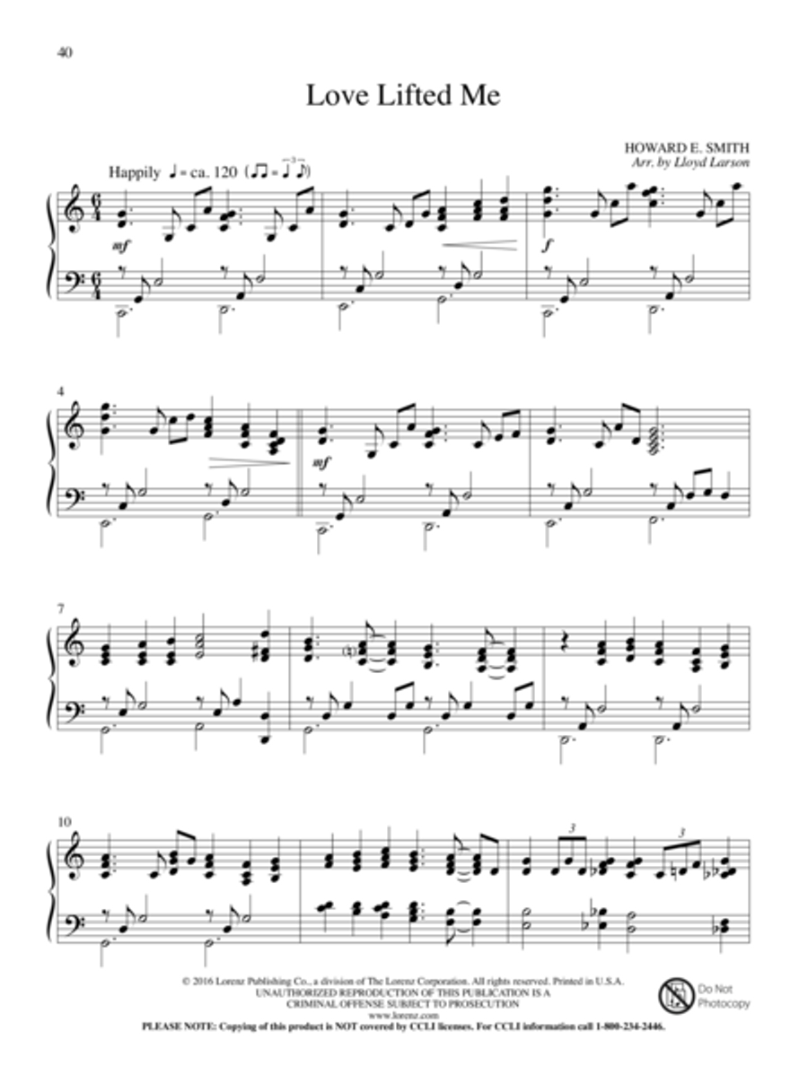 The King of Love Piano Solo scores gallery preview page 23