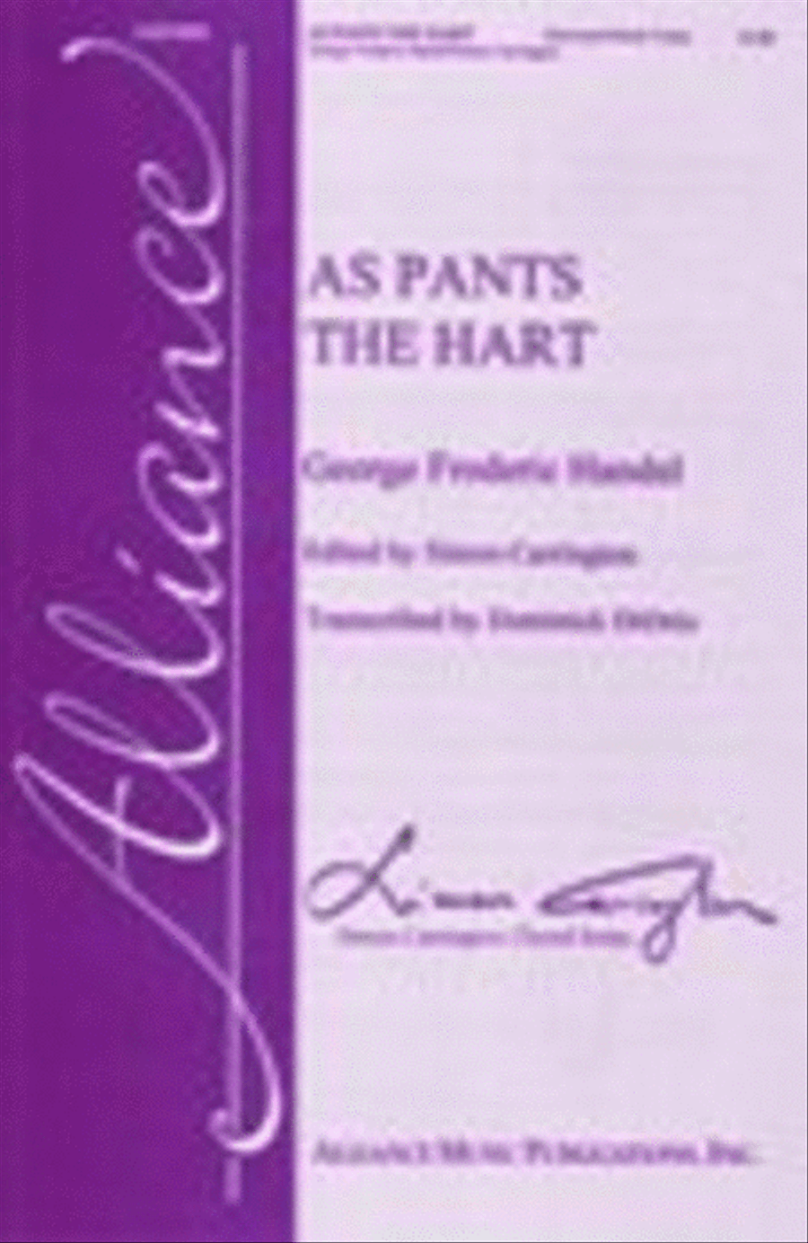 As Pants the Hart 4-Part scores gallery preview page 1