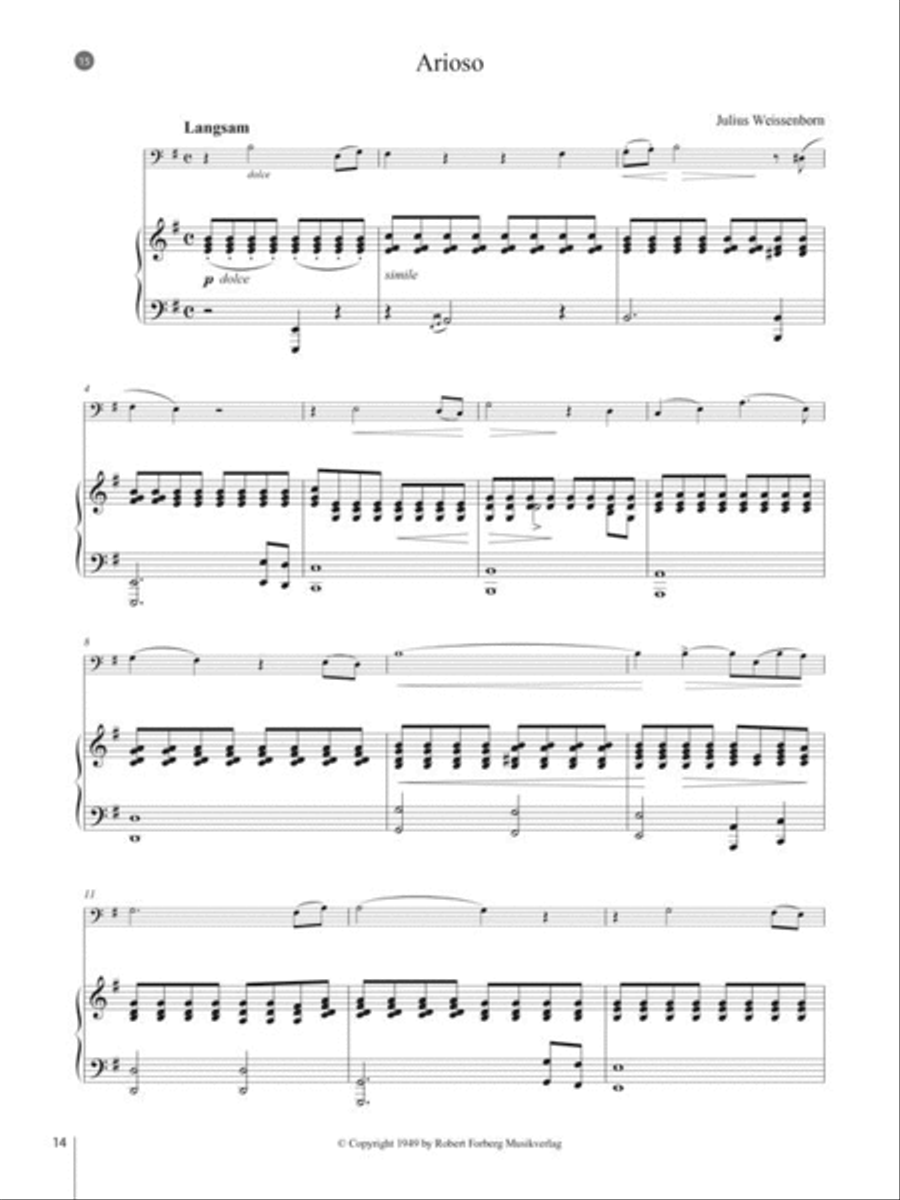 Starke Töne - Fagott und Klavier Bassoon Solo scores gallery preview page 3