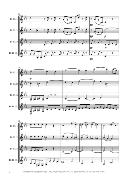 Stabat Mater Dolorosa - Pergolesi - Clarinet Quartet image number null