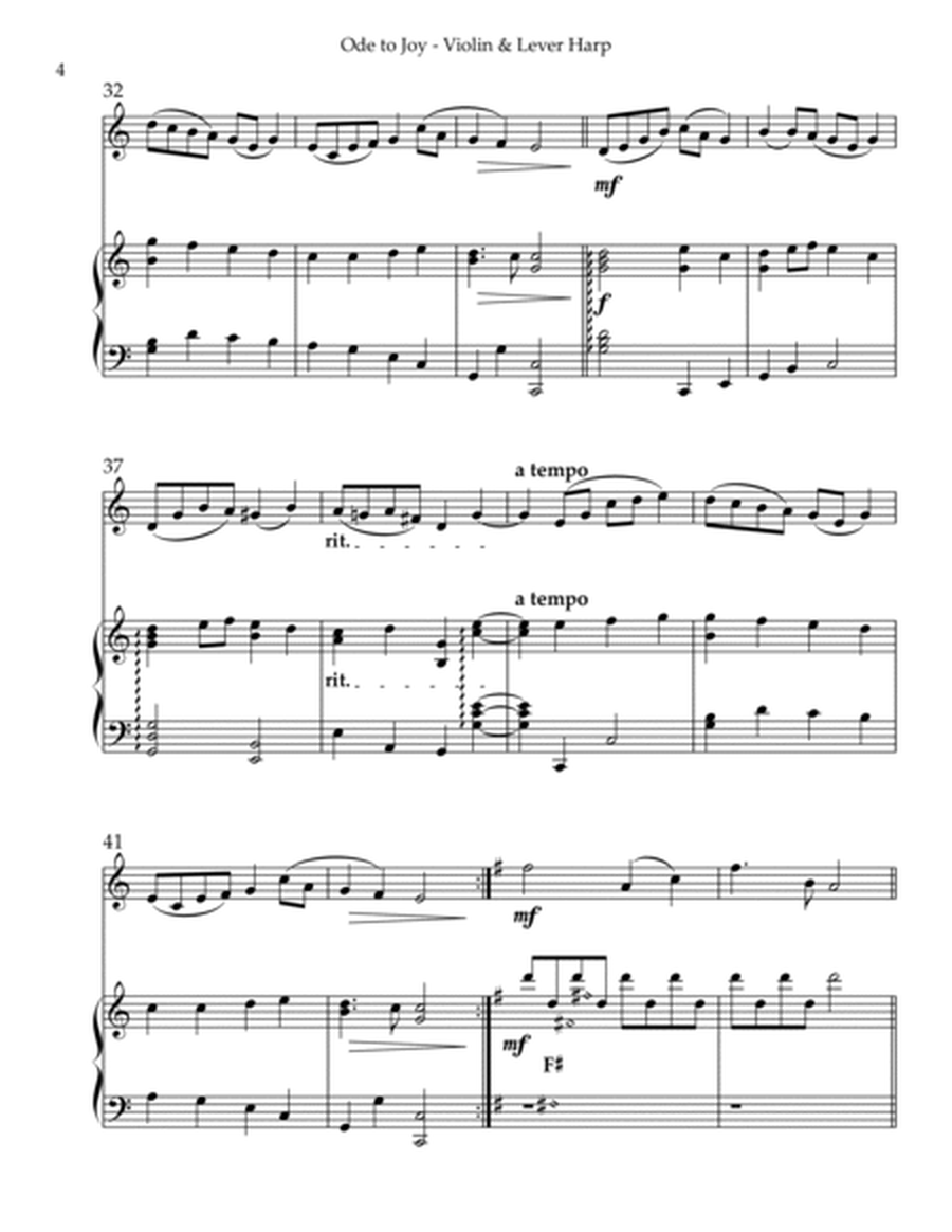 Ode to Joy, Duet for Violin & Lever Harp image number null