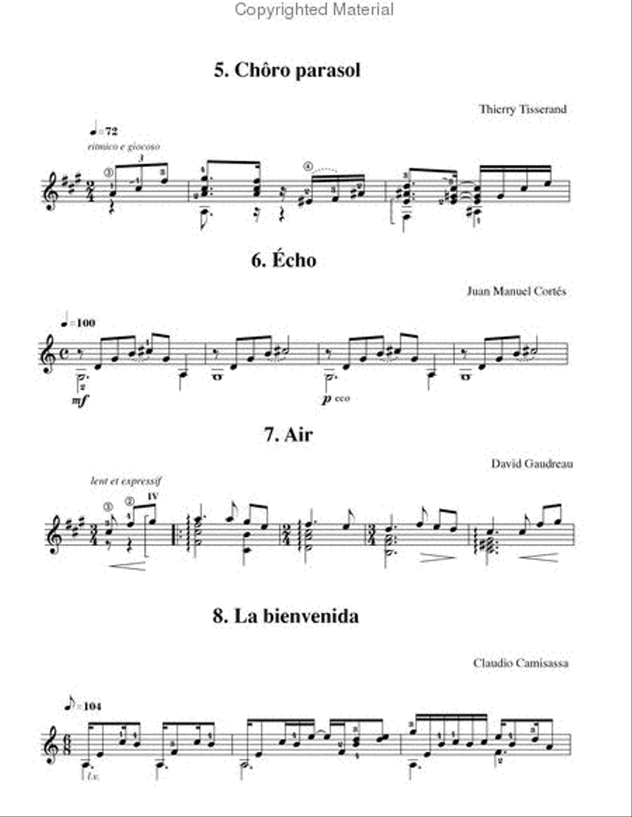 Édition 20e anniversaire, 20 comp. (CD inclus) Classical Guitar scores gallery preview page 3
