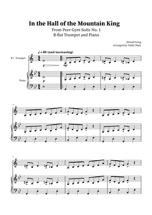 Book cover for In The Hall Of The Mountain King - B-flat Trumpet and Piano