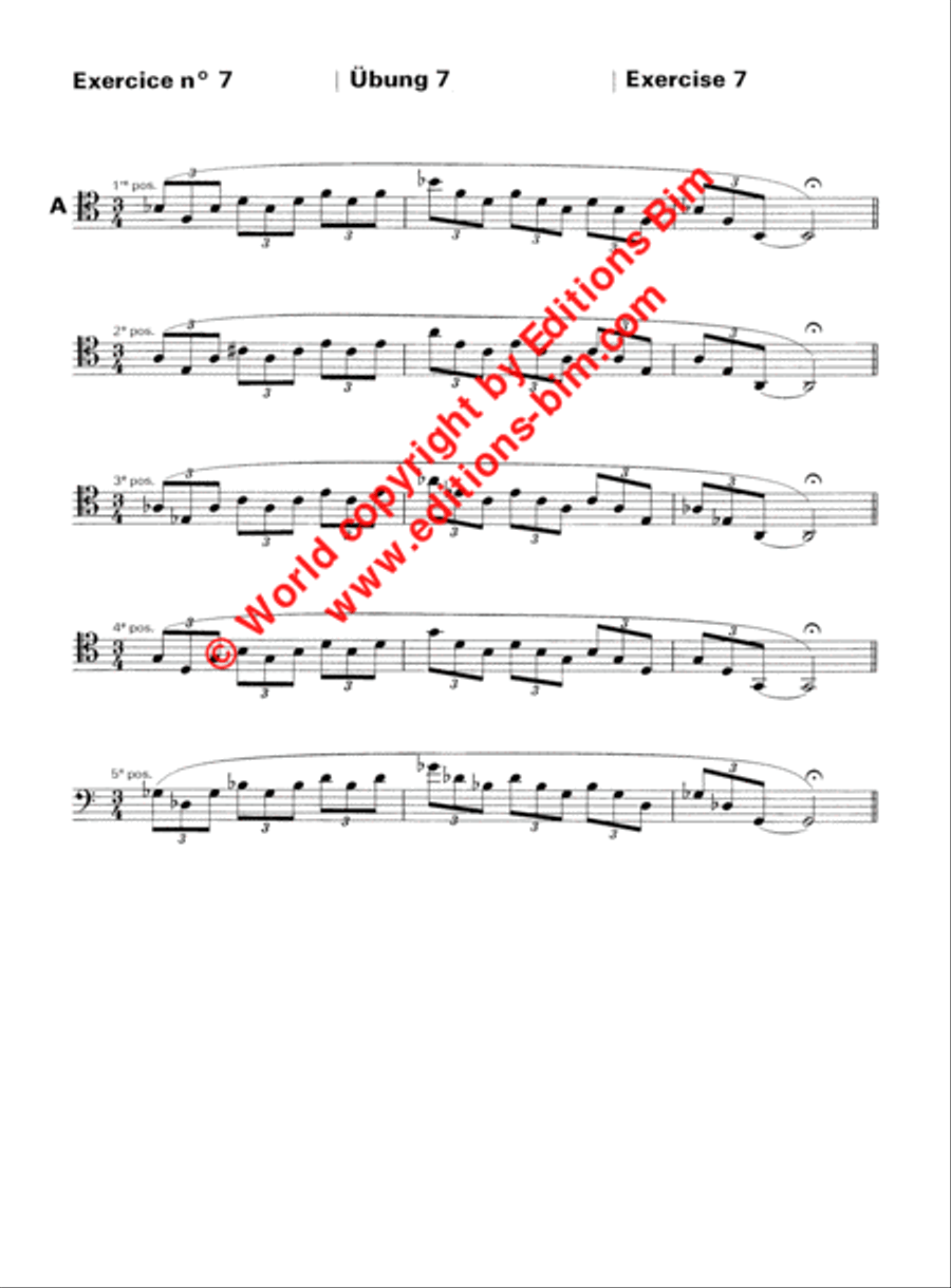 Warm-ups + technical routines Trombone scores gallery preview page 11