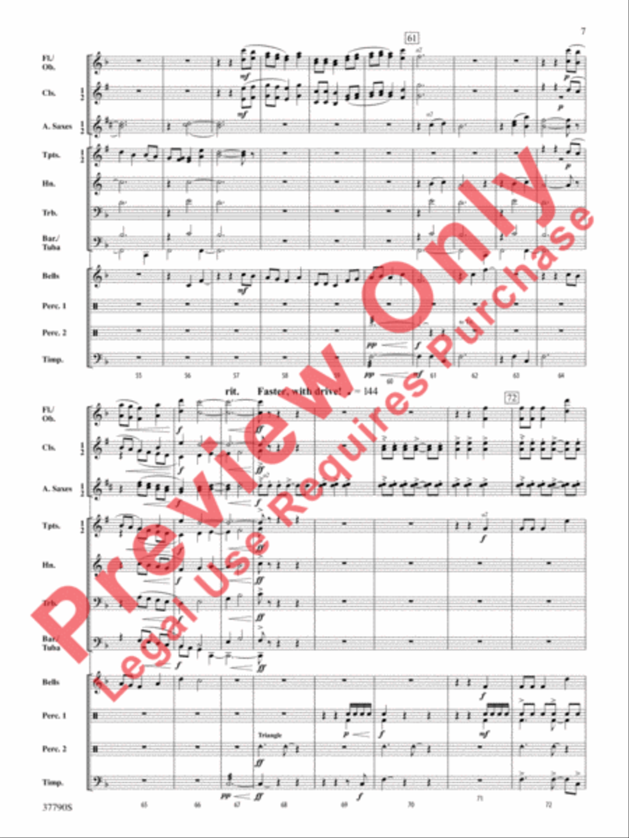 The Holly and the Ivy Concert Band scores gallery preview page 8