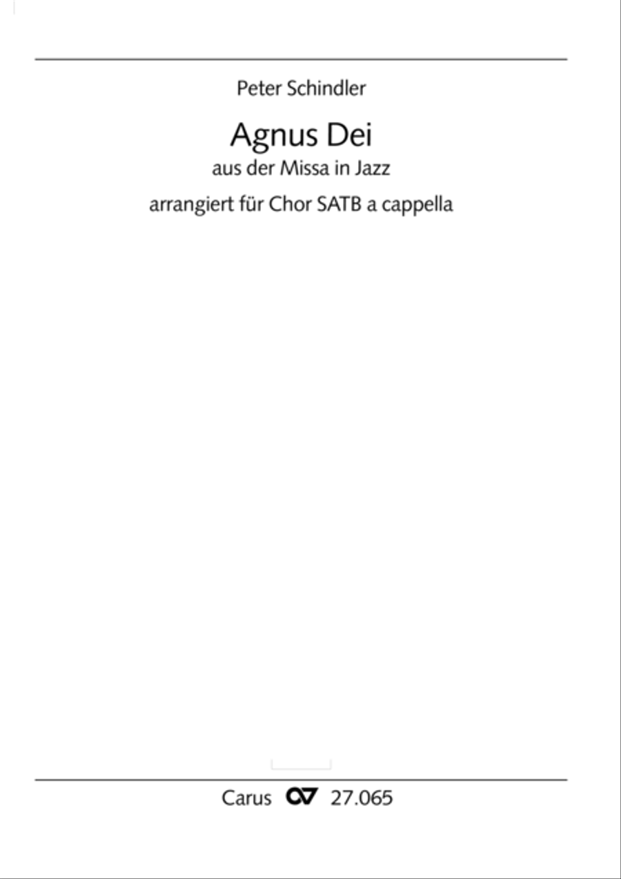 Agnus Dei Agnus Dei 4-Part scores gallery preview page 2