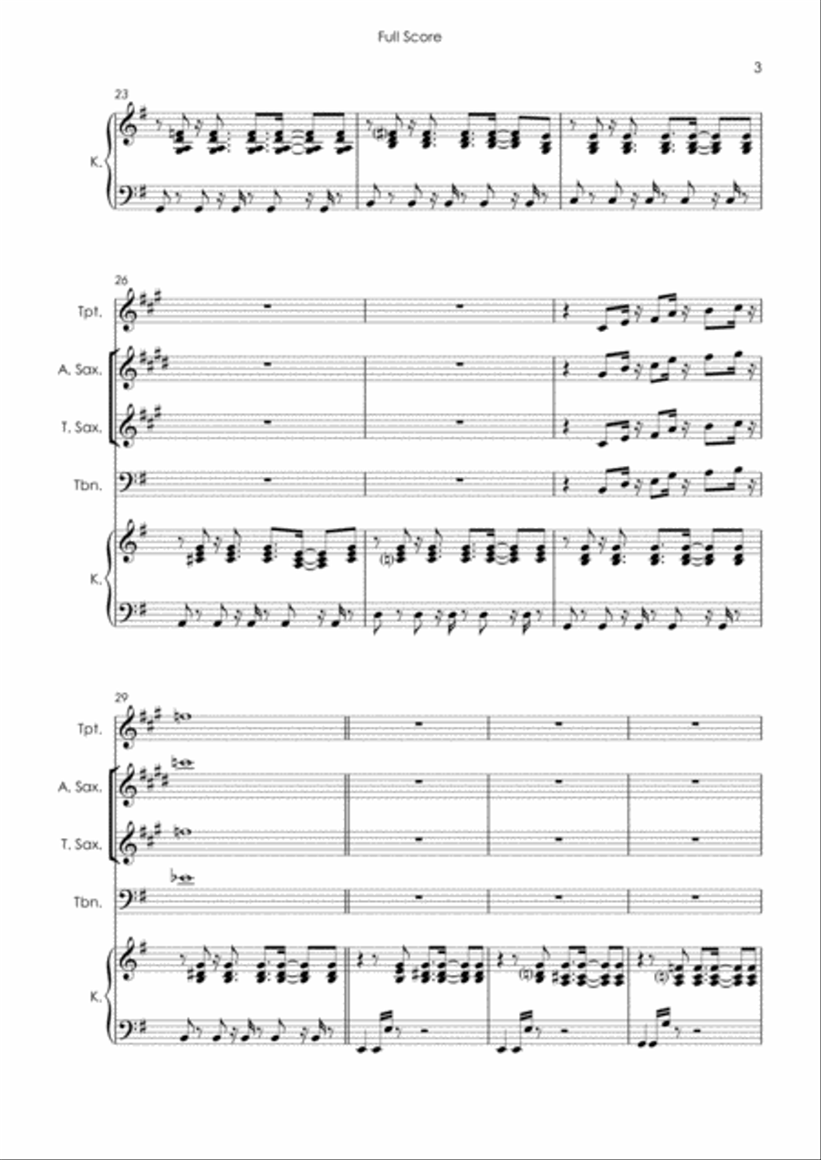 Don't You Worry 'bout A Thing Tenor Saxophone scores gallery preview page 5