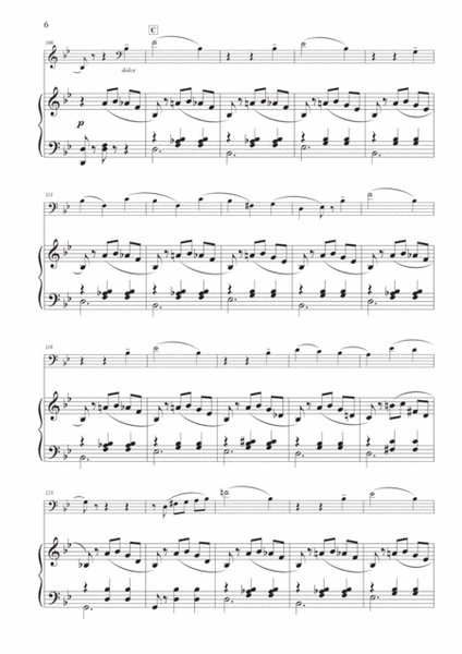 The Sleeping Beauty Waltz for Cello and Piano image number null