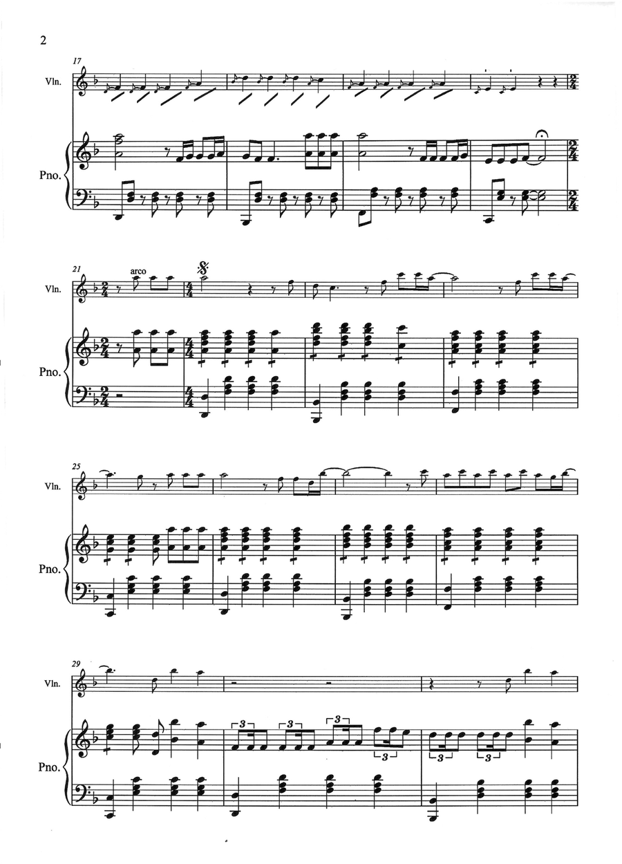 Faded Faded Violin Solo scores gallery preview page 2