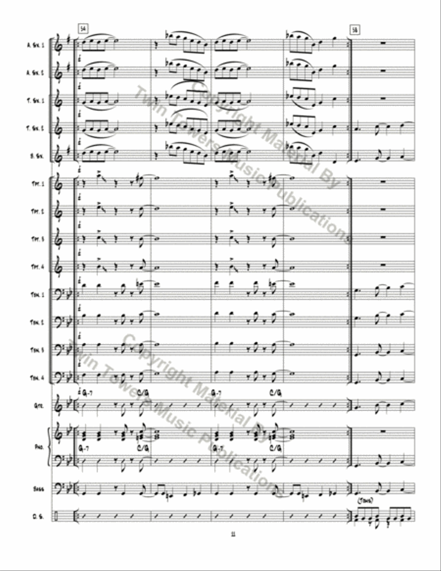 Verteron X Factor Verteron X Factor Jazz Ensemble scores gallery preview page 12