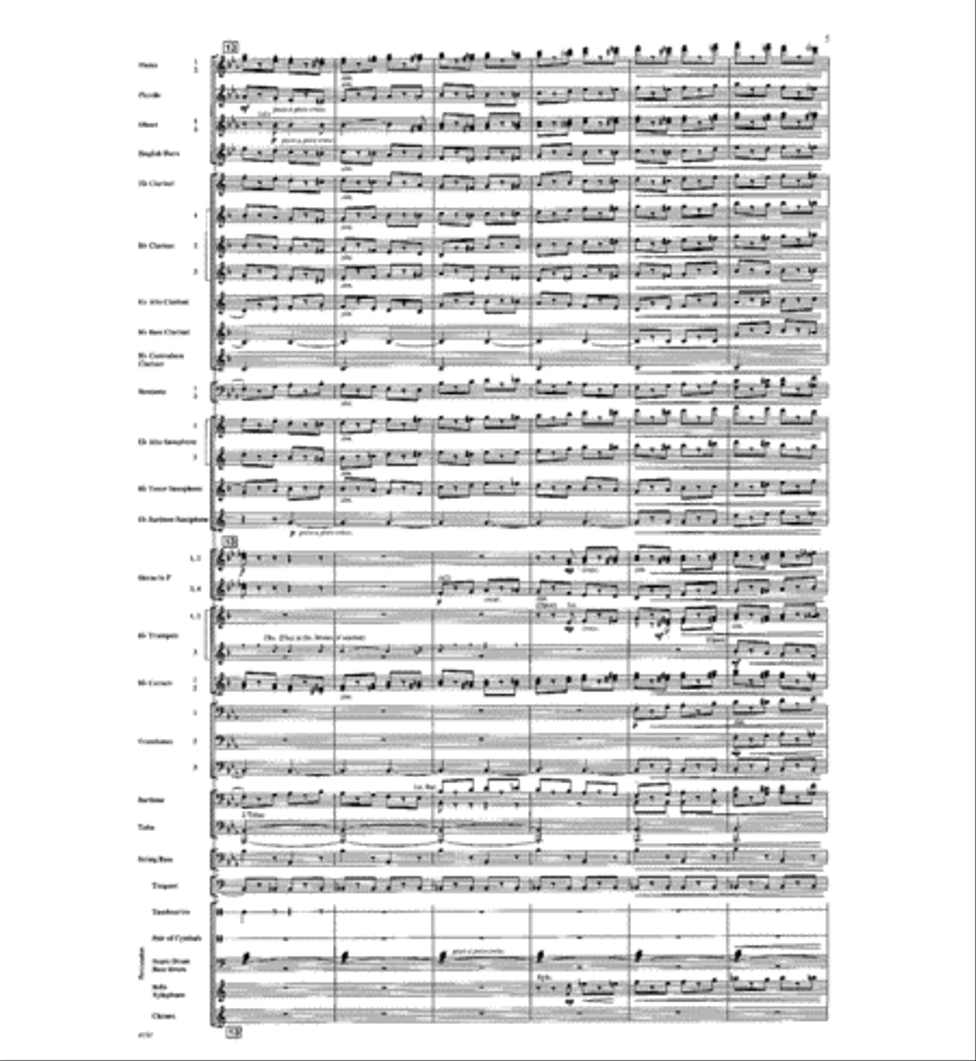 Funiculi, Funicula Concert Band scores gallery preview page 4