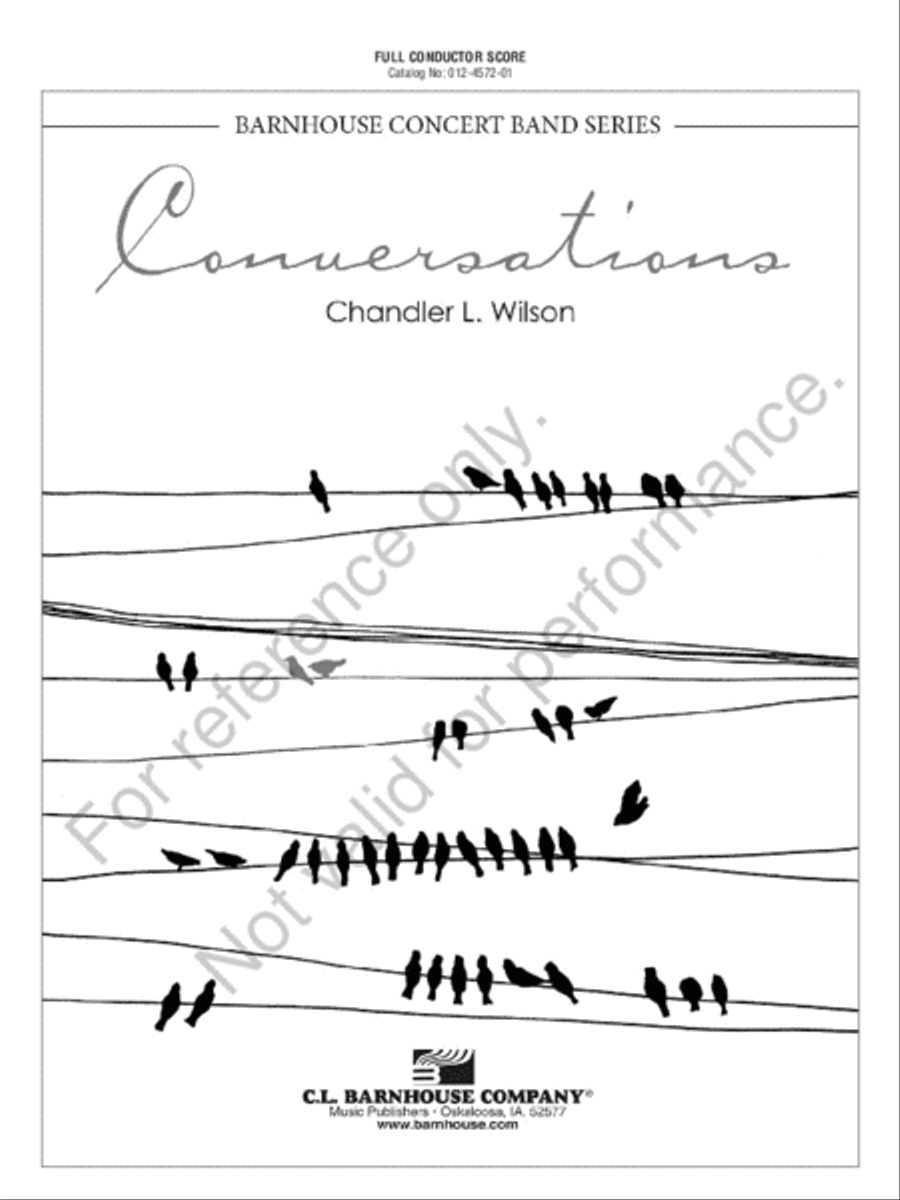 Conversations Conversations Concert Band scores gallery preview page 2