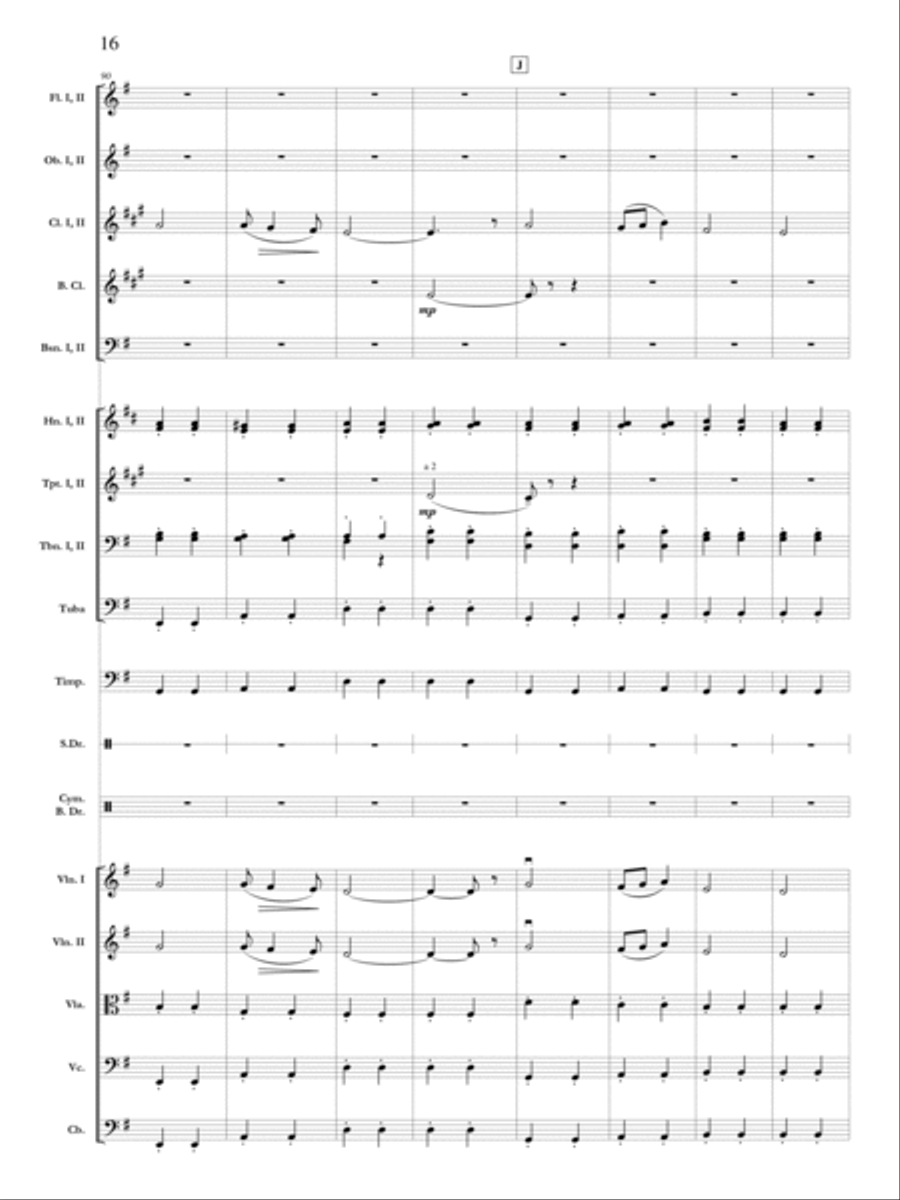 Pomp and Circumstance March No. 1 Orchestra scores gallery preview page 17