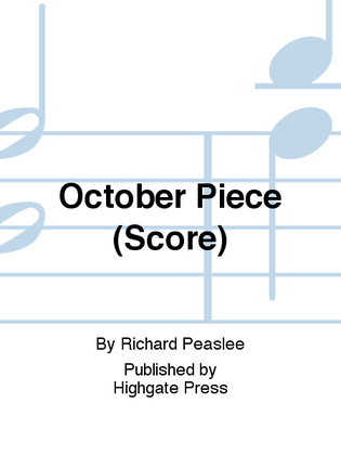 October Piece (Score)