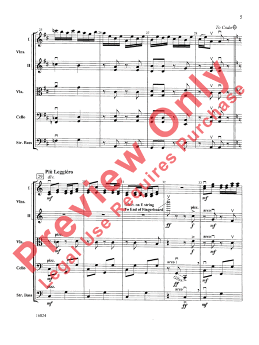 Geometric Dances Geometric Dances String Orchestra scores gallery preview page 6