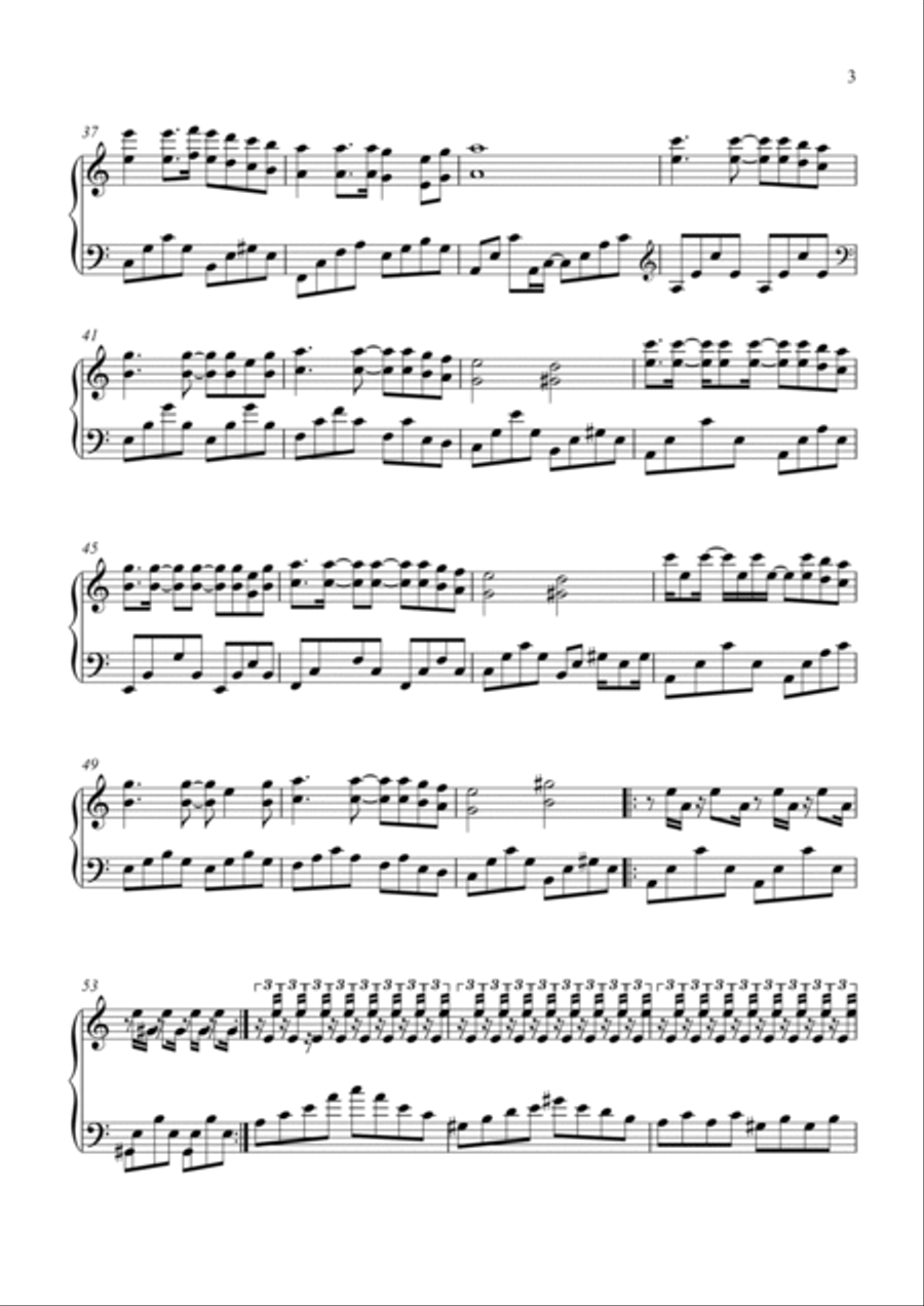 Winter Toccata Piano Solo scores gallery preview page 3