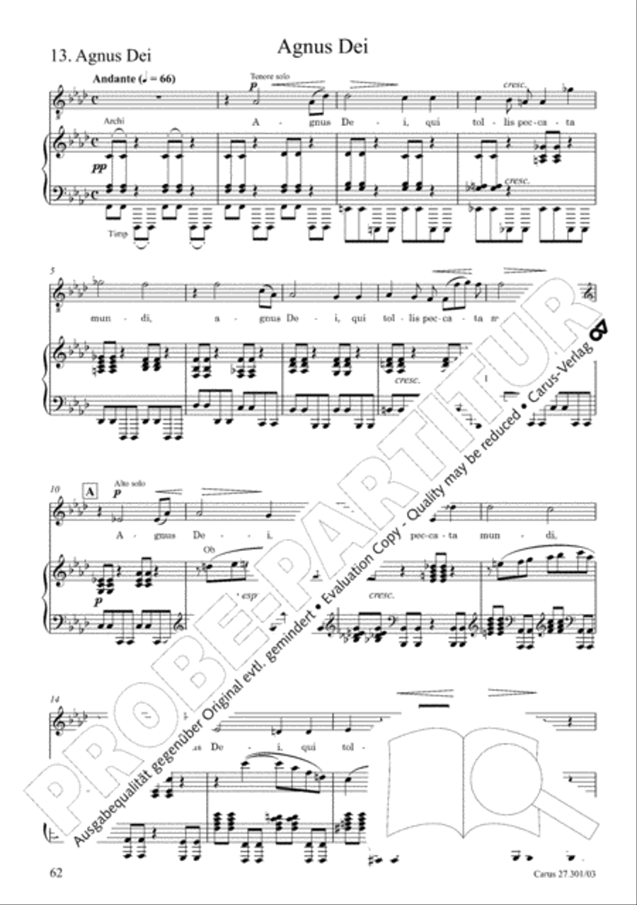 Requiem in F minor Requiem in F minor 4-Part scores gallery preview page 67