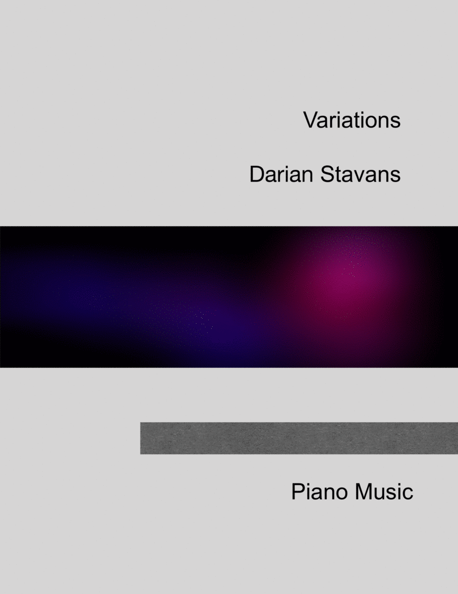 Variations for Piano Piano Solo scores gallery preview page 1