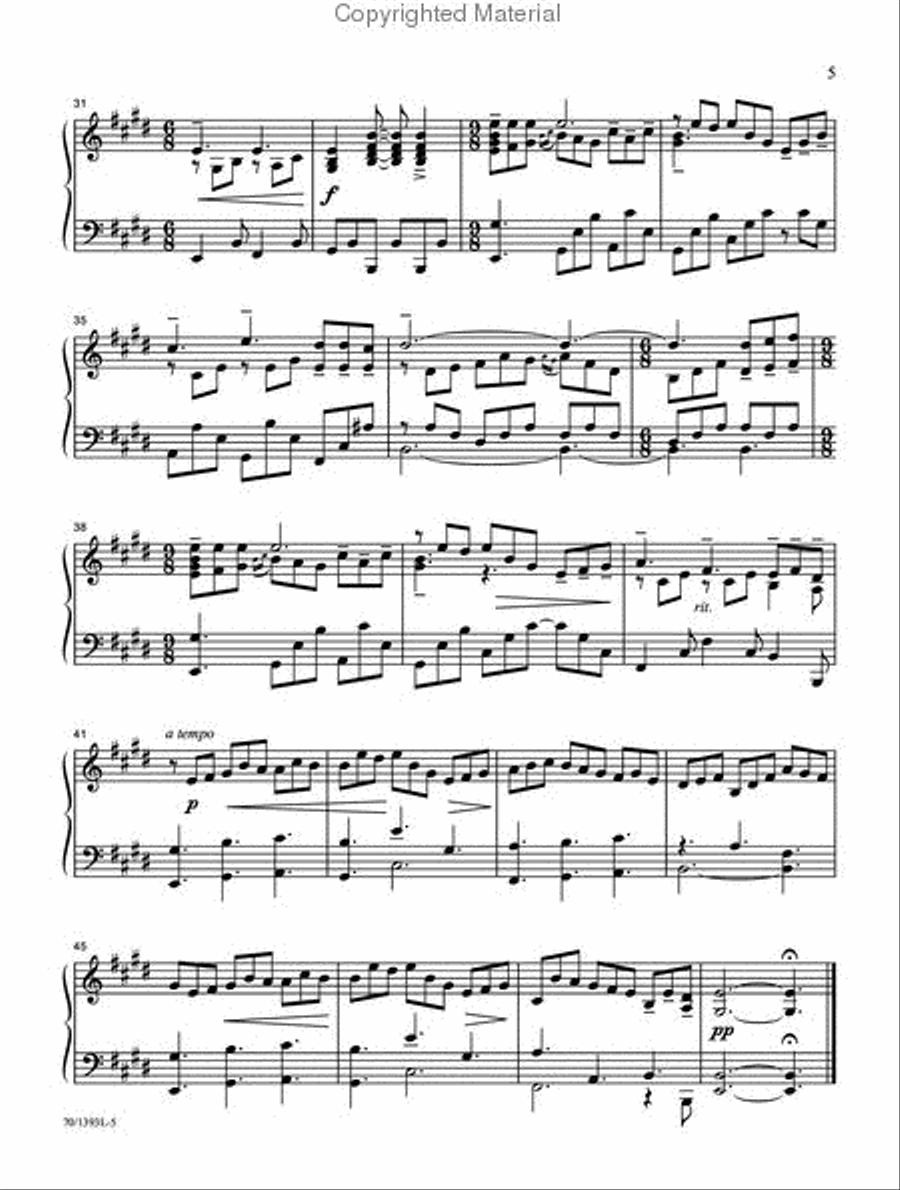 Blessed Assurance Blessed Assurance Piano Solo scores gallery preview page 4