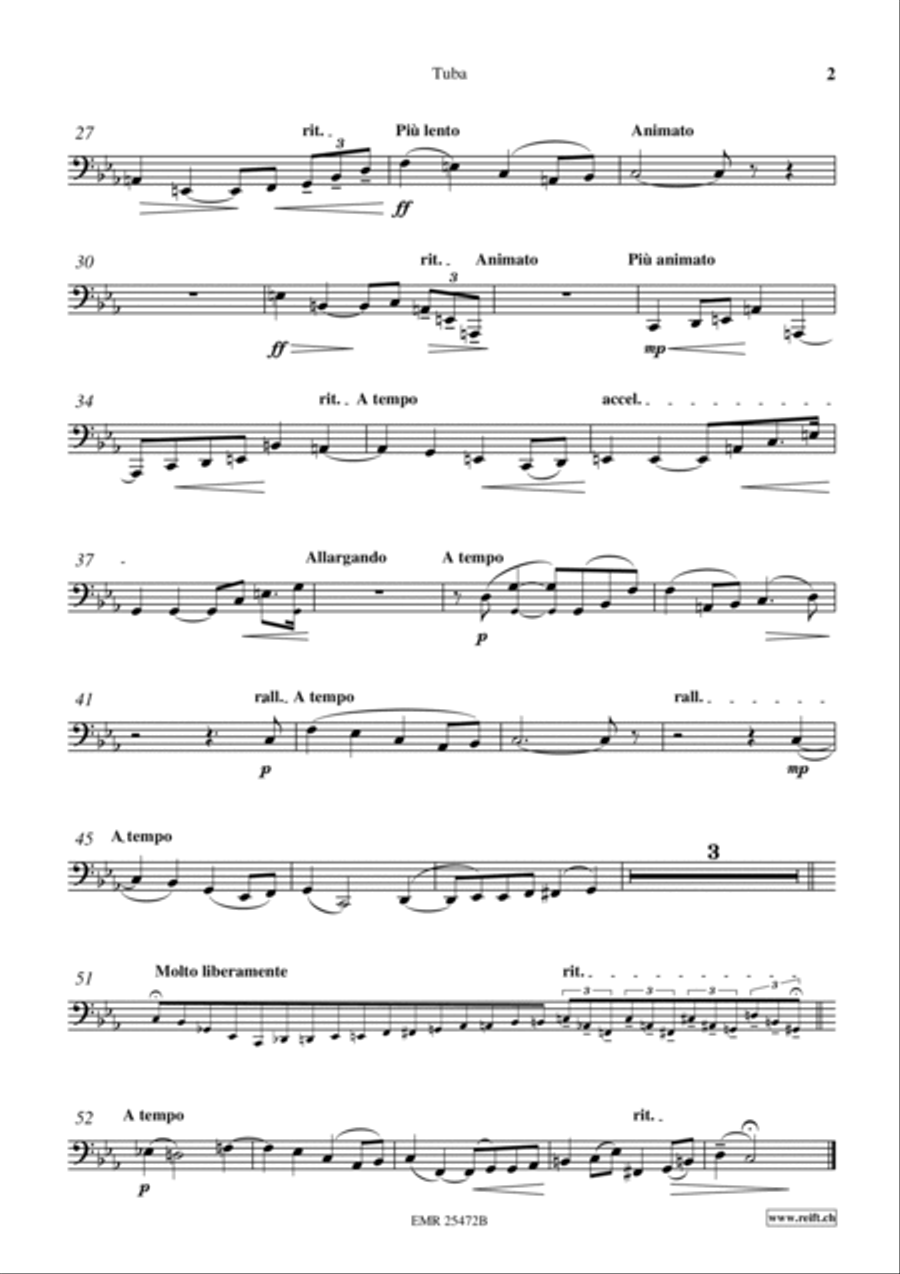 Adagio Tuba scores gallery preview page 3