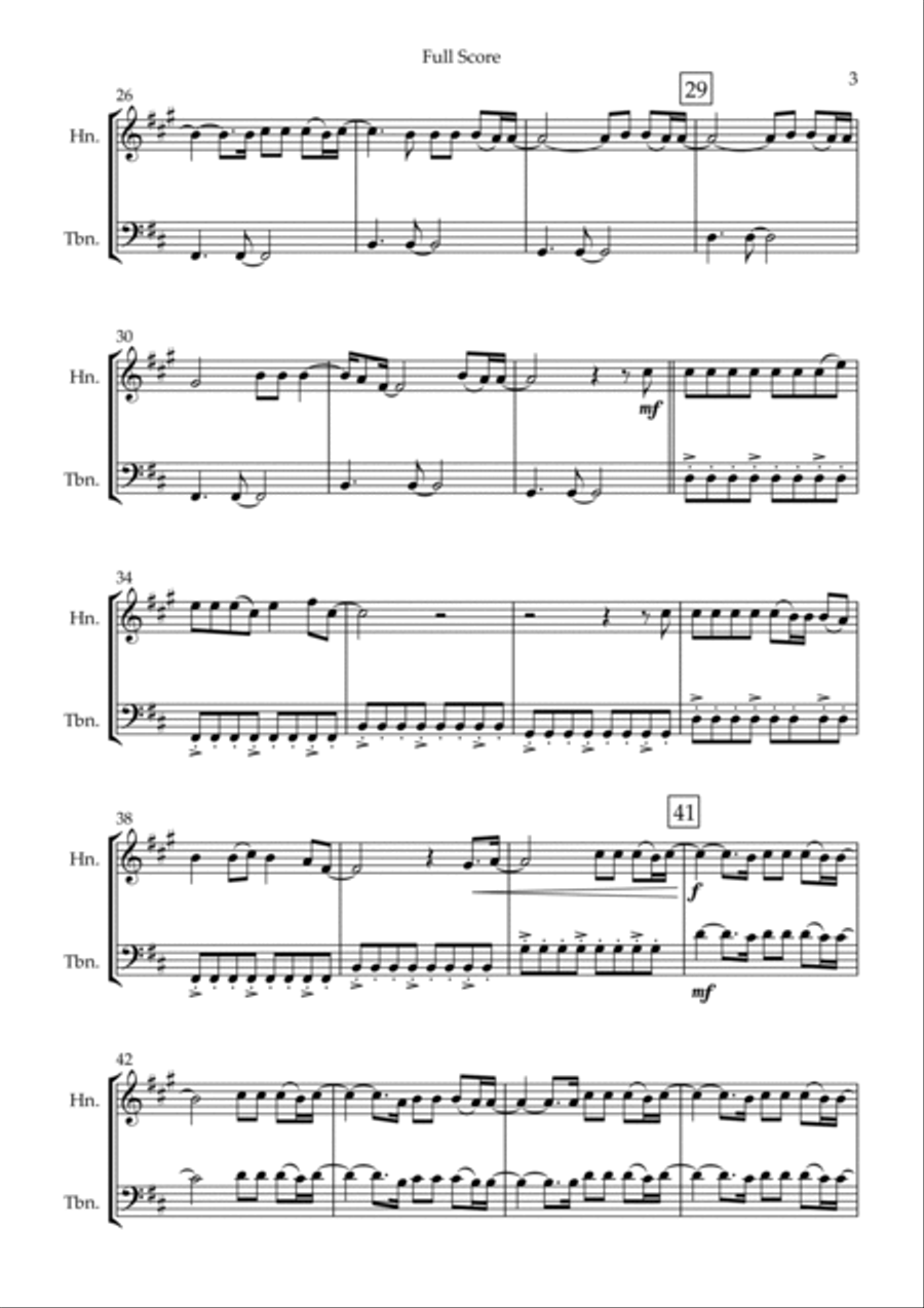You Say Brass Duet scores gallery preview page 3