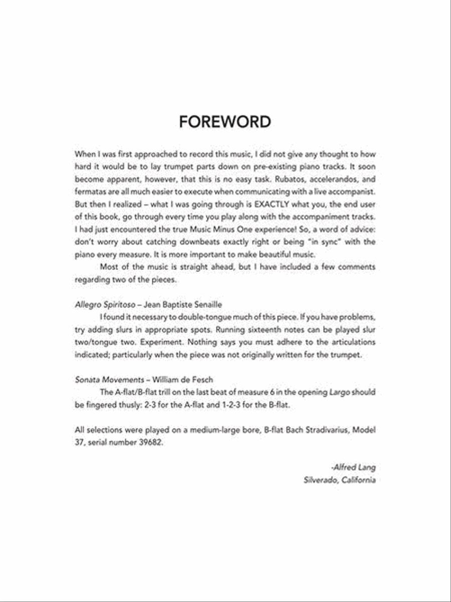Trumpet Artistry: Classical Solos for Trumpet & Piano Trumpet Solo scores gallery preview page 5