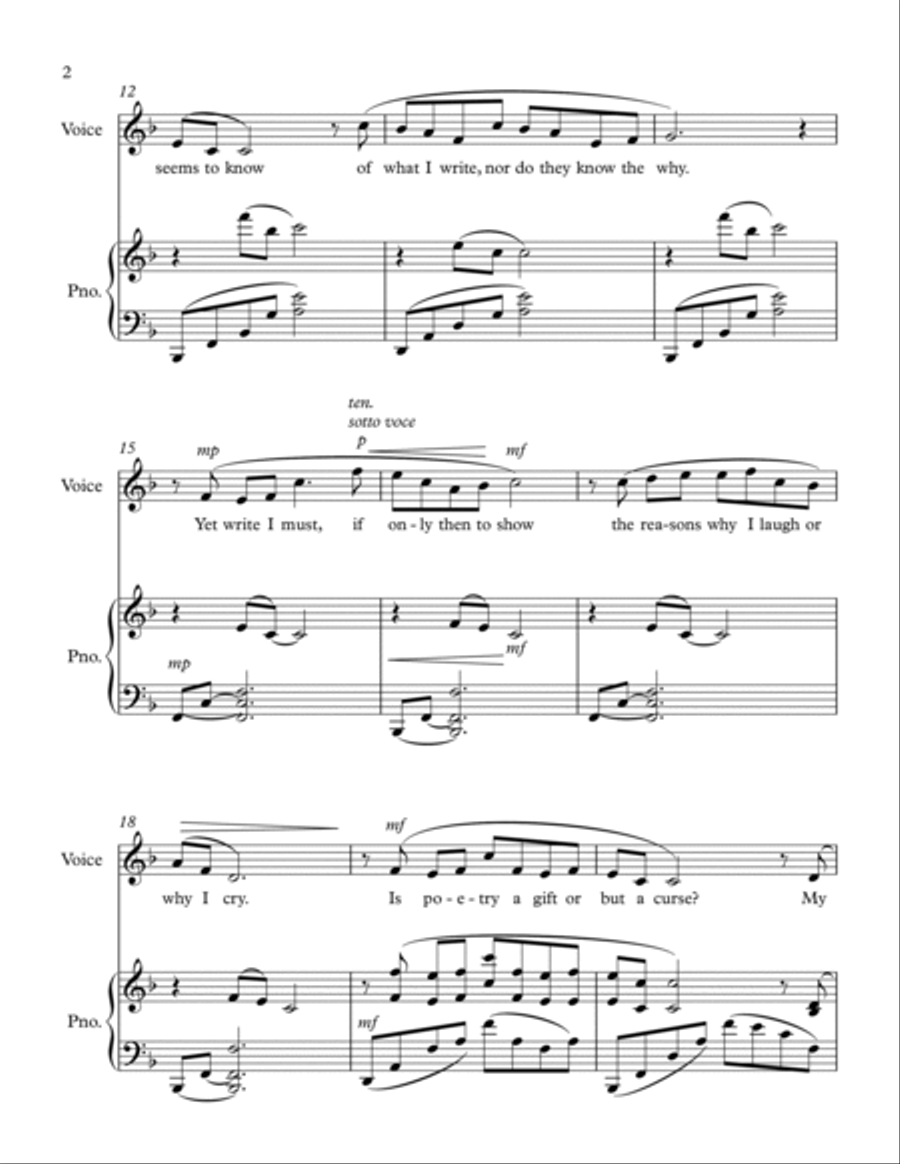 Midnight Musings Medium Low Voice scores gallery preview page 4