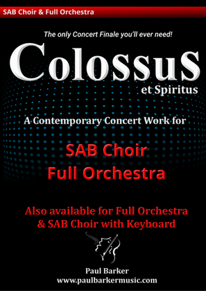 Colossus (SAB Choir & Full Orchestra)