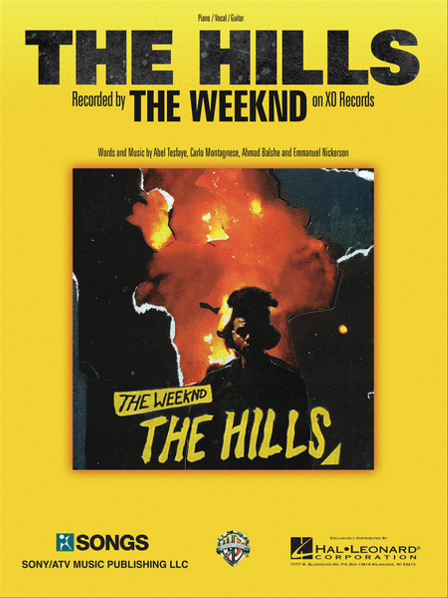 The Hills The Hills Piano, Vocal, Guitar scores gallery preview page 1