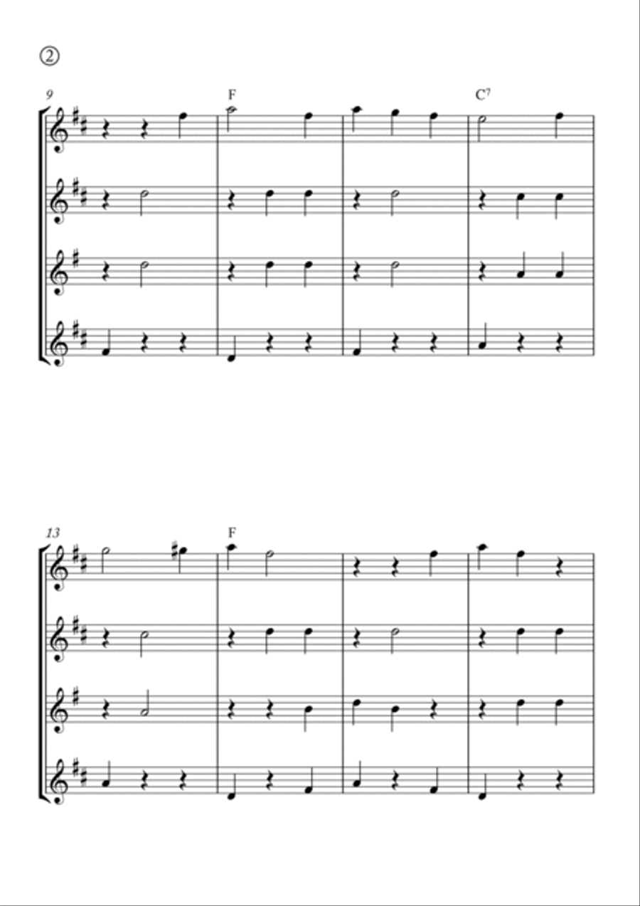 Capriccio Italiano Saxophone Quartet scores gallery preview page 2