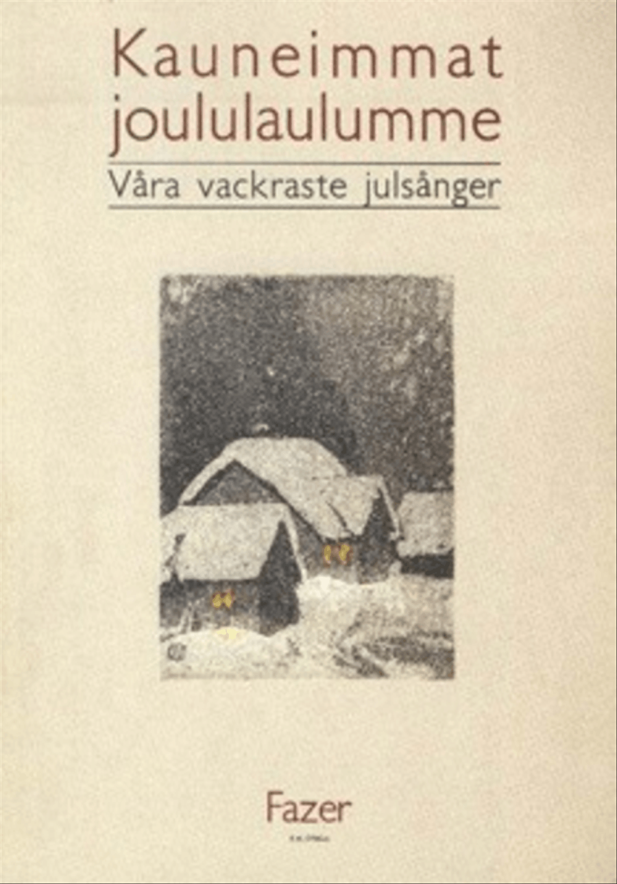 Kauneimmat joululaulumme / Våra vackraste julsånger (Most Beautiful Christmas Carols) Voice scores gallery preview page 1