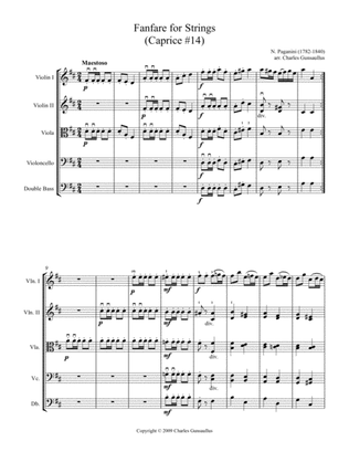 Fanfare for Strings (Caprice #14)