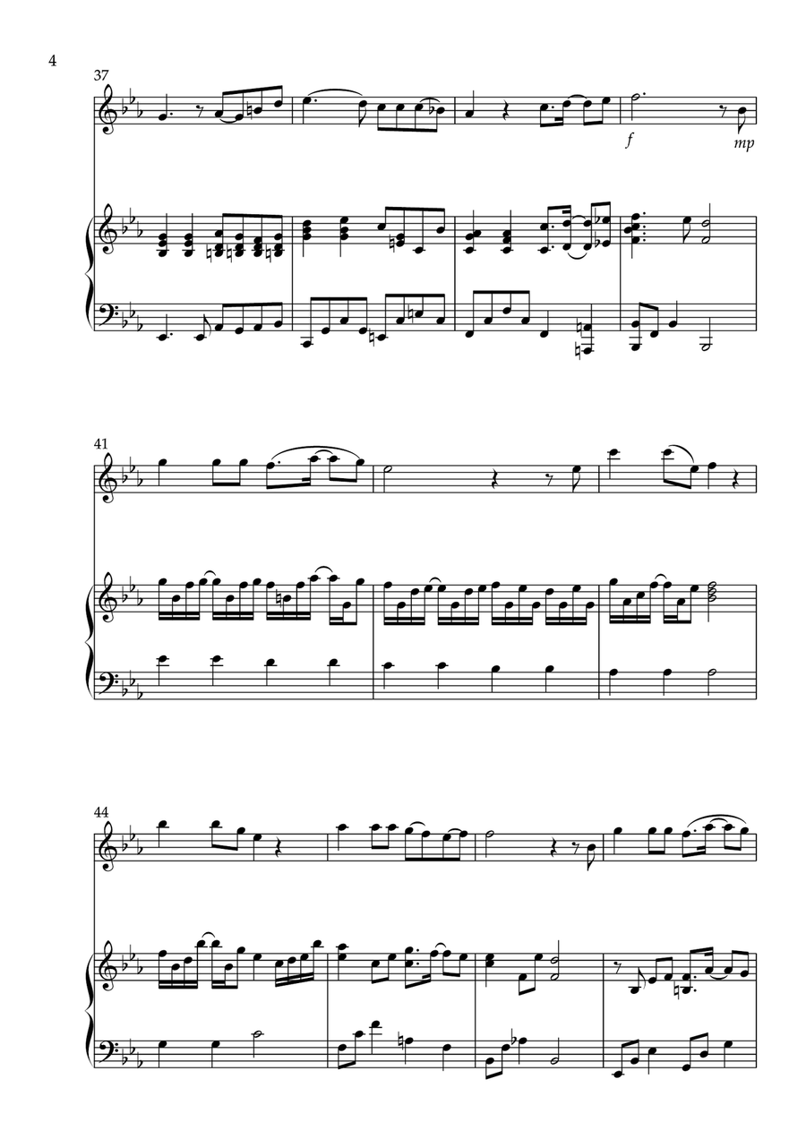 A Thousand Winds for Violin and Piano Violin Solo scores gallery preview page 4