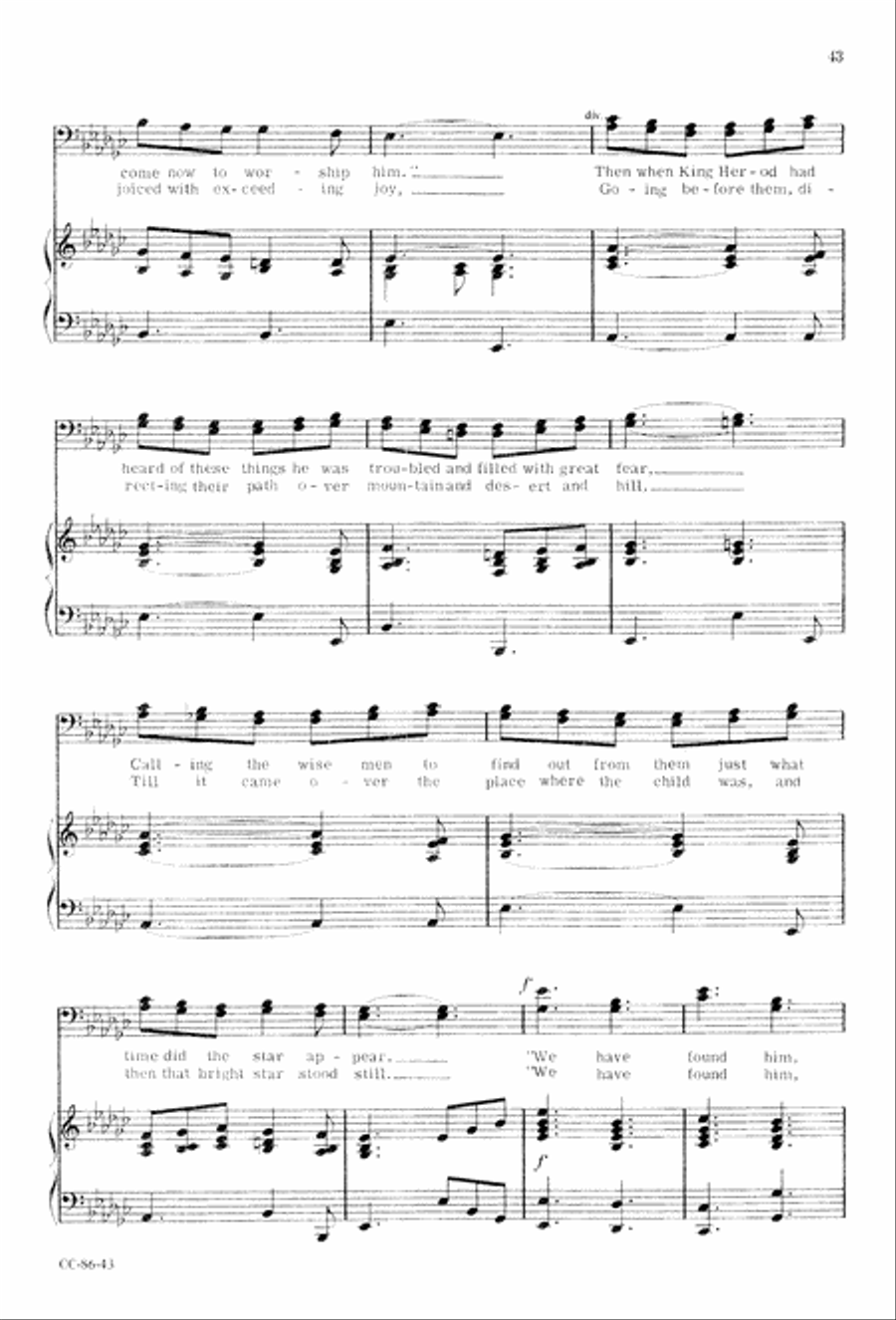 Angels' Song Angels' Song 4-Part scores gallery preview page 45
