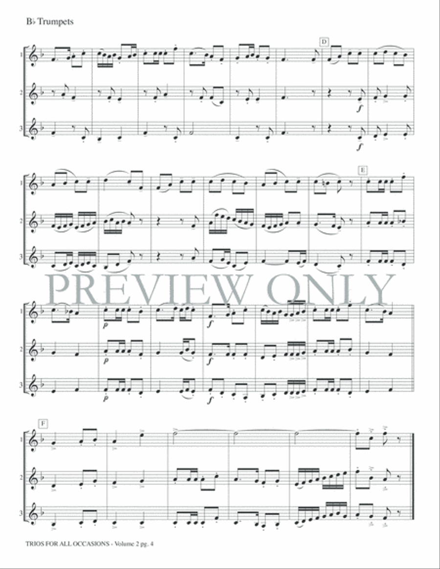 Trios for All Occasions Small Ensemble scores gallery preview page 6